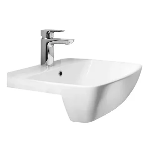 Britton My Home 500mm 1th Semi Ctp Basin Gloss White