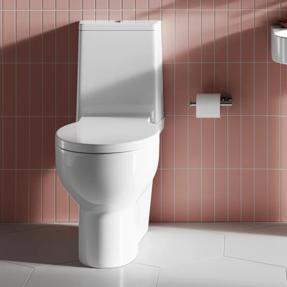 Britton Trim C.c Wc Pan Inc Soft Close Seat Gloss White product image - Image 1