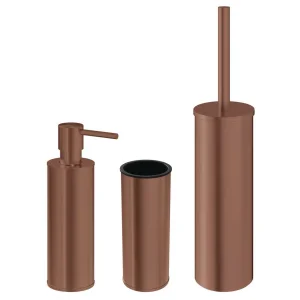 Crosswater ONEBOX- MPRO Freestanding Accessory Set Brushed Bronze