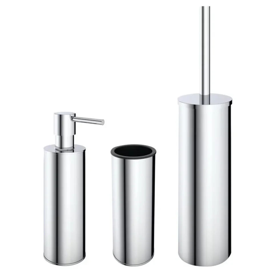 Crosswater MPRO Freestanding Accessory Set Chrome product image - Image 1