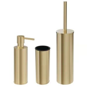 Crosswater ONEBOX- MPRO Freestanding Accessory Set Brushed Brass