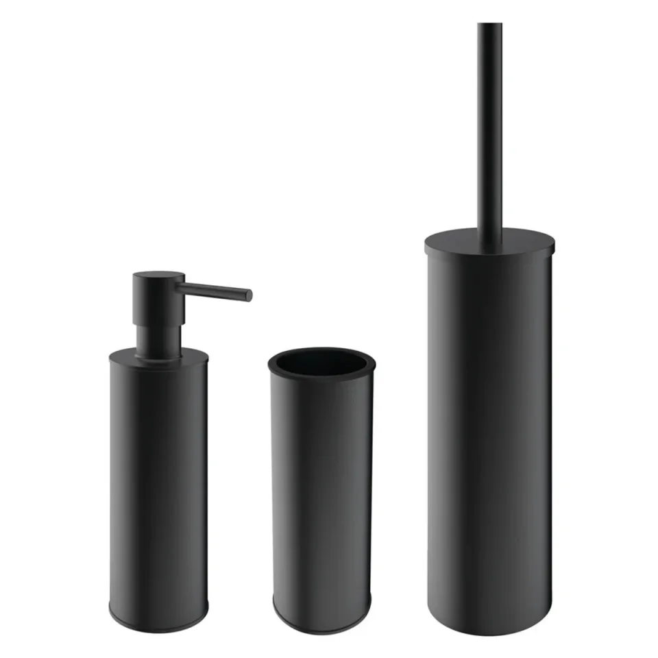 Crosswater ONEBOX- MPRO Freestanding Accessory Set Matt Black product image - Image 1