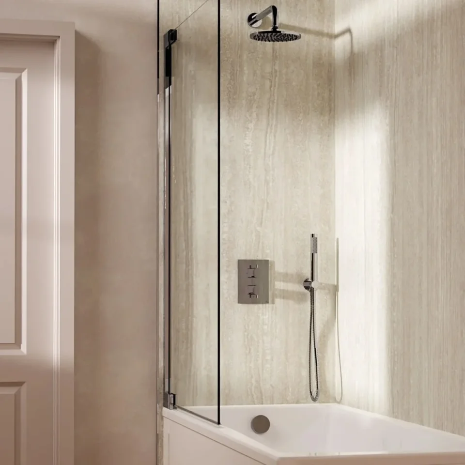 Crosswater Crossbox Shower Set 9 Chrome 200mm product image - Image 1