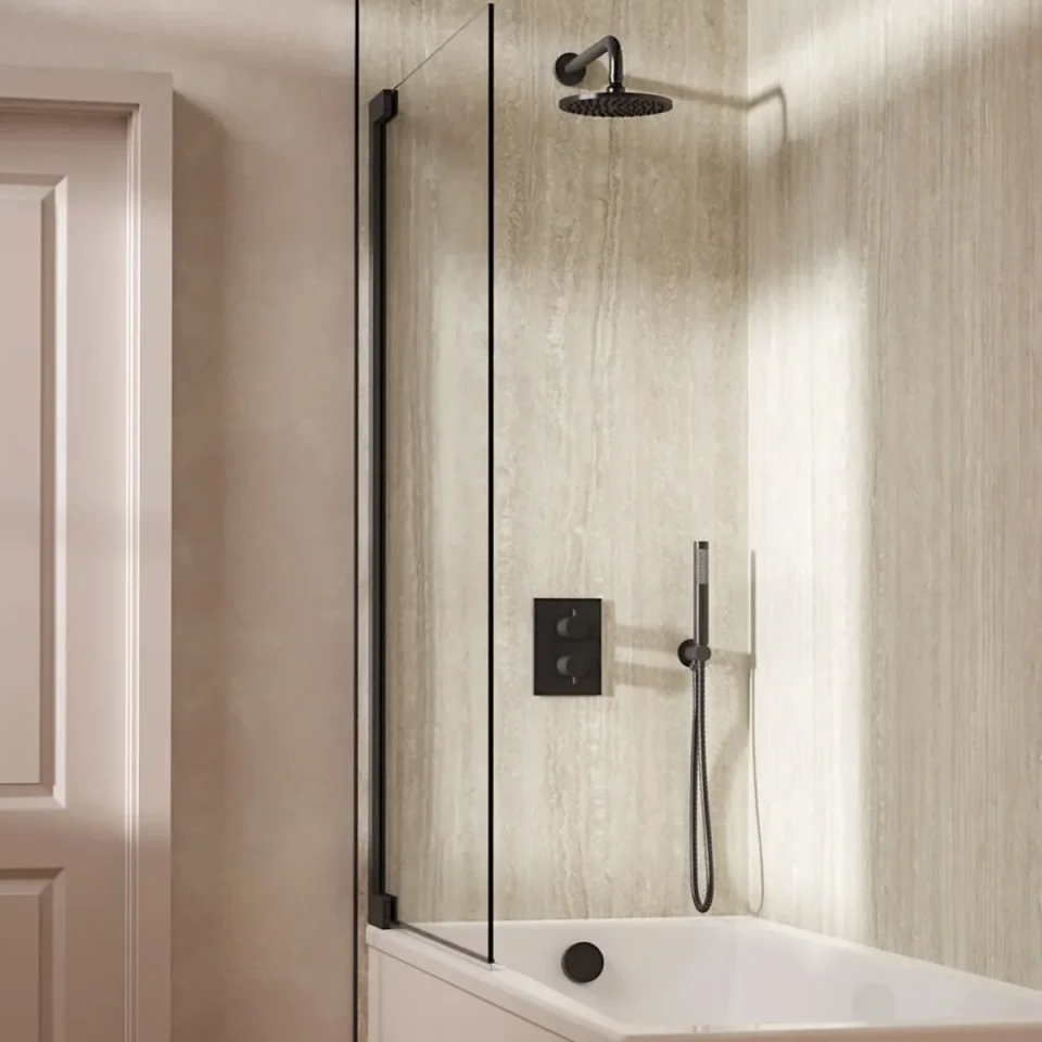Crosswater Crossbox Shower Set 9 Slate 200mm product image - Image 1