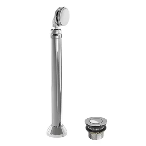 Crosswater Special bath waste for Natural Stone Bath Chrome