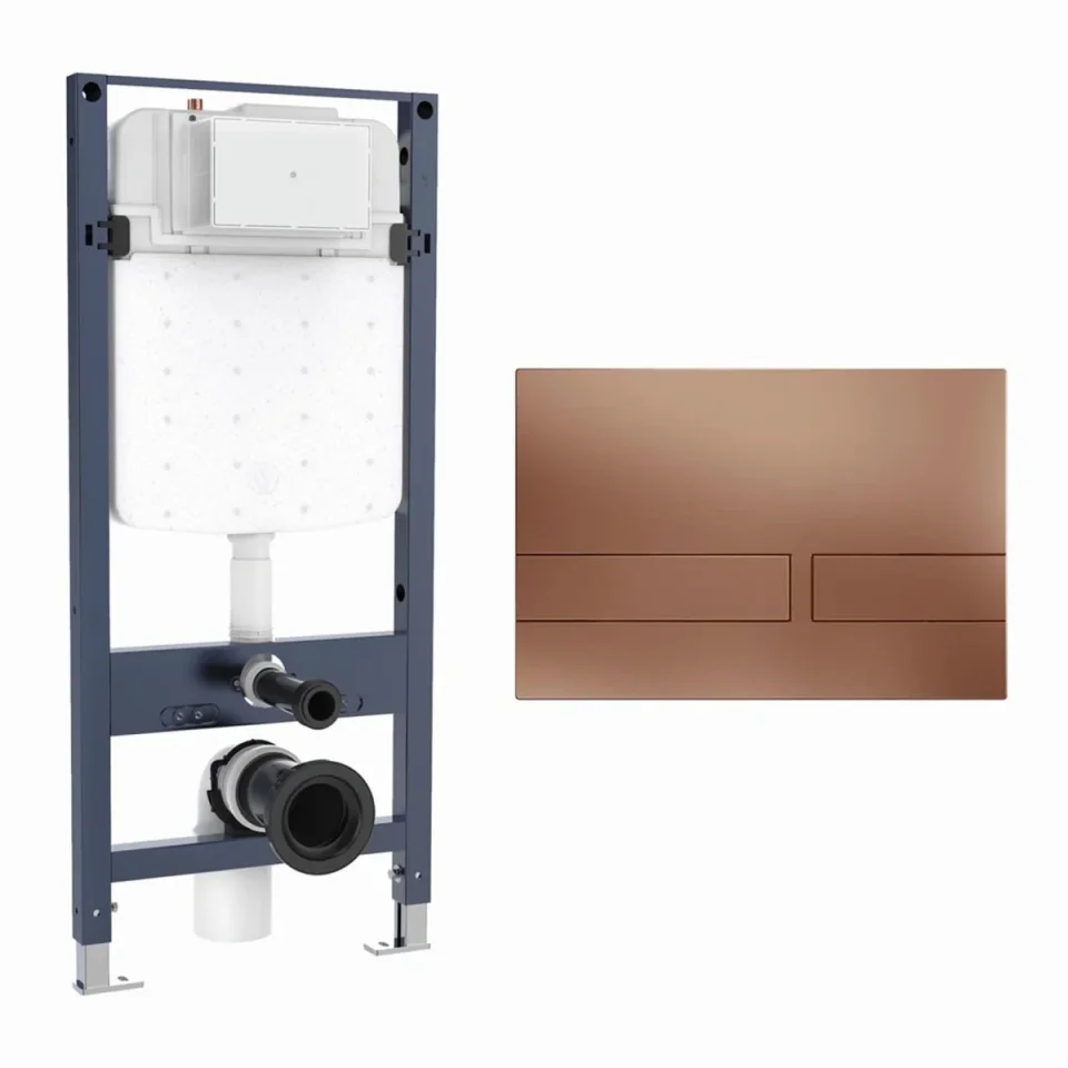 Crosswater Venue Frame Set 4 Brushed Bronze product image - Image 1