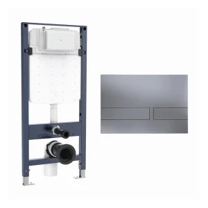 Crosswater Venue Frame Set 4 Brushed Nickel