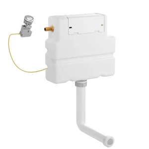 Crosswater Flush Button Cistern Set 1 Chrome
