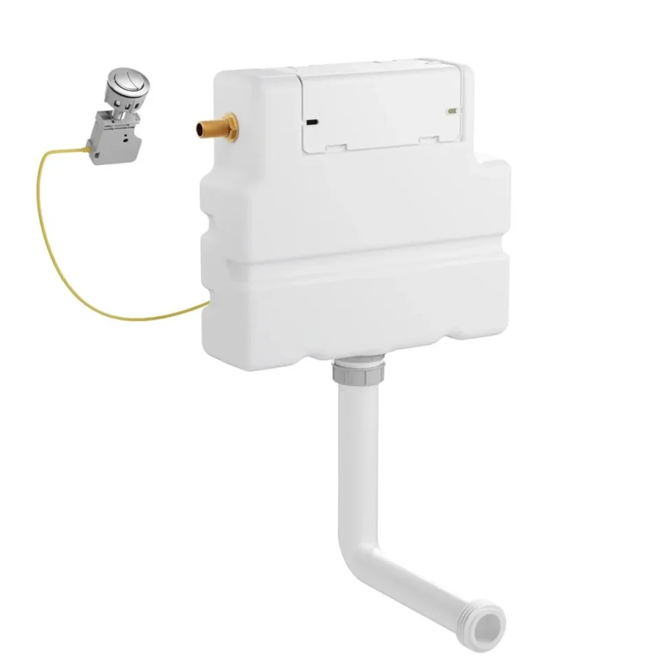 Crosswater Flush Button Cistern Set 1 Chrome product image - Image 1