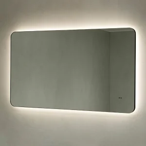 Hib Arcane Curve 120 Mirror Black H70 X W120 X D4cm
