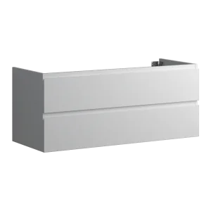 Faeber Mode 120 Basin Unit 2 Drawer Unit Matt White