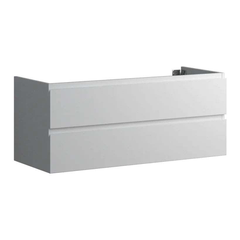 Faeber Mode 120 Basin Unit 2 Drawer Unit Matt White product image - Image 1
