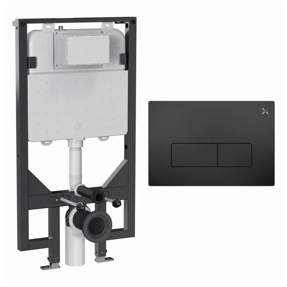 Crosswater Mpro Frame Set 5 Matt Black product image - Image 1
