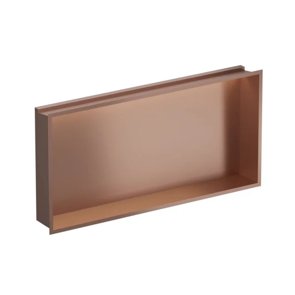 Crosswater Niches 610 X 305mm X 80mm With Led Light Strip Brushed Bronze