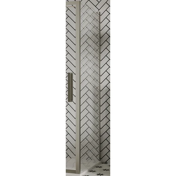 Crosswater Asura 8mm Side Panel 800 for Infold Door Brushed Nickel