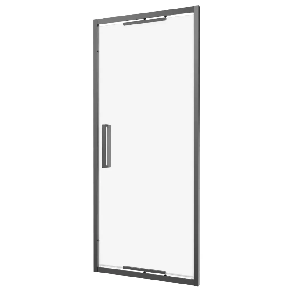Crosswater Asura 8mm Infold Door 1000 Slate detail view - Image 2