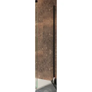 Crosswater Asura 8mm Side Panel for Sliding Door 900 Matt Black