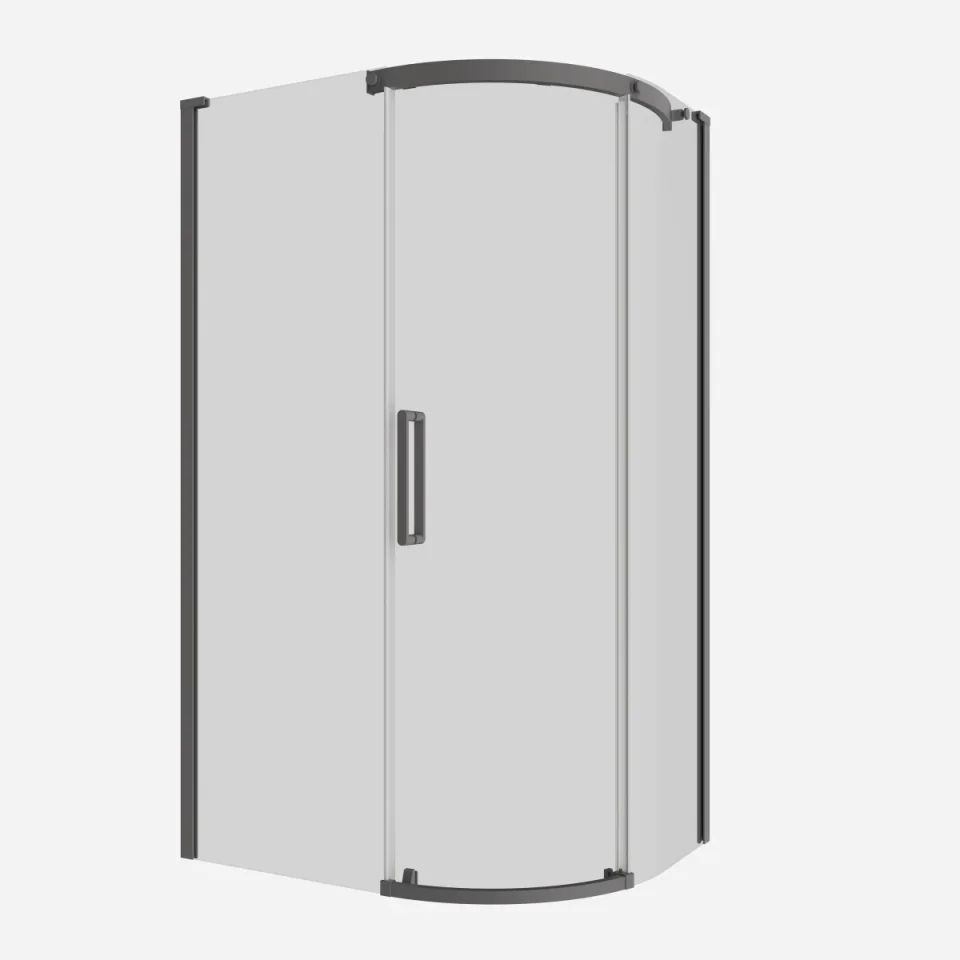 Crosswater Optix Offset Quadrant 1200x900 Right Hand Slate detail view - Image 2