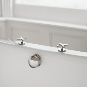 Burlington Overflow Bath Filler Ext With Cc Waste Chrome