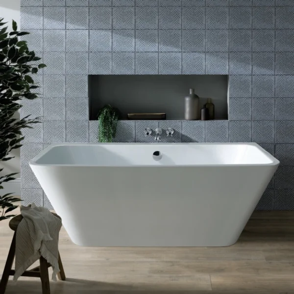 Bc Designs Ancora Btw 1500x720 Bath (waste Included) White