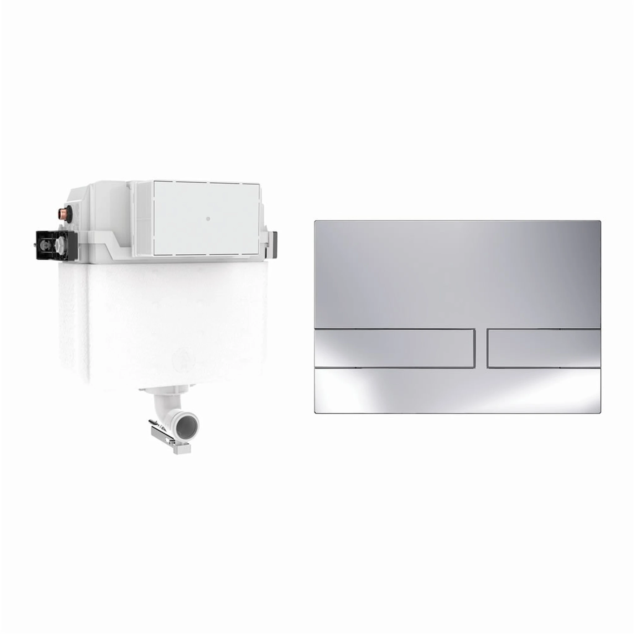 Crosswater Venue Cistern Set 1 Chrome
