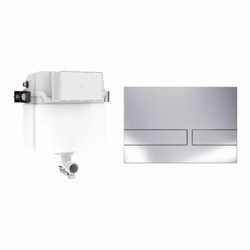 Crosswater Venue Cistern Set 1 Chrome product image - Image 1