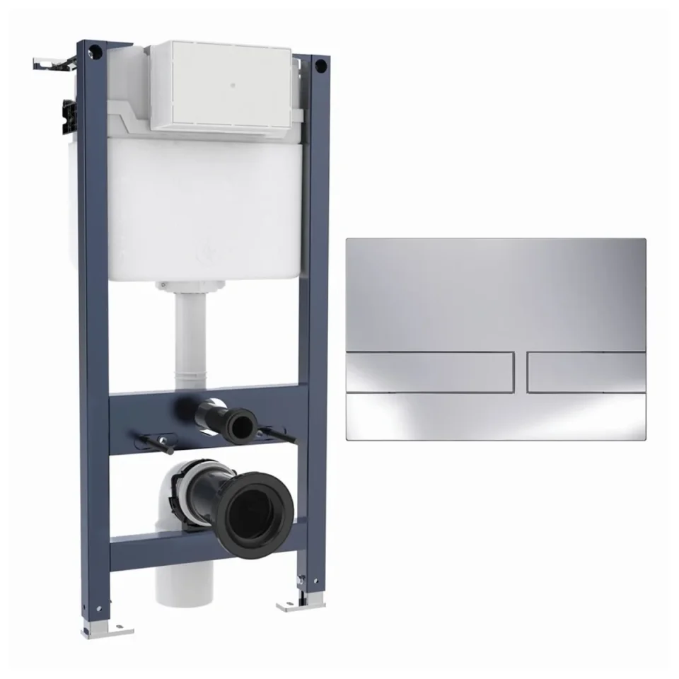 Crosswater Venue Frame Set 2 Chrome product image - Image 1