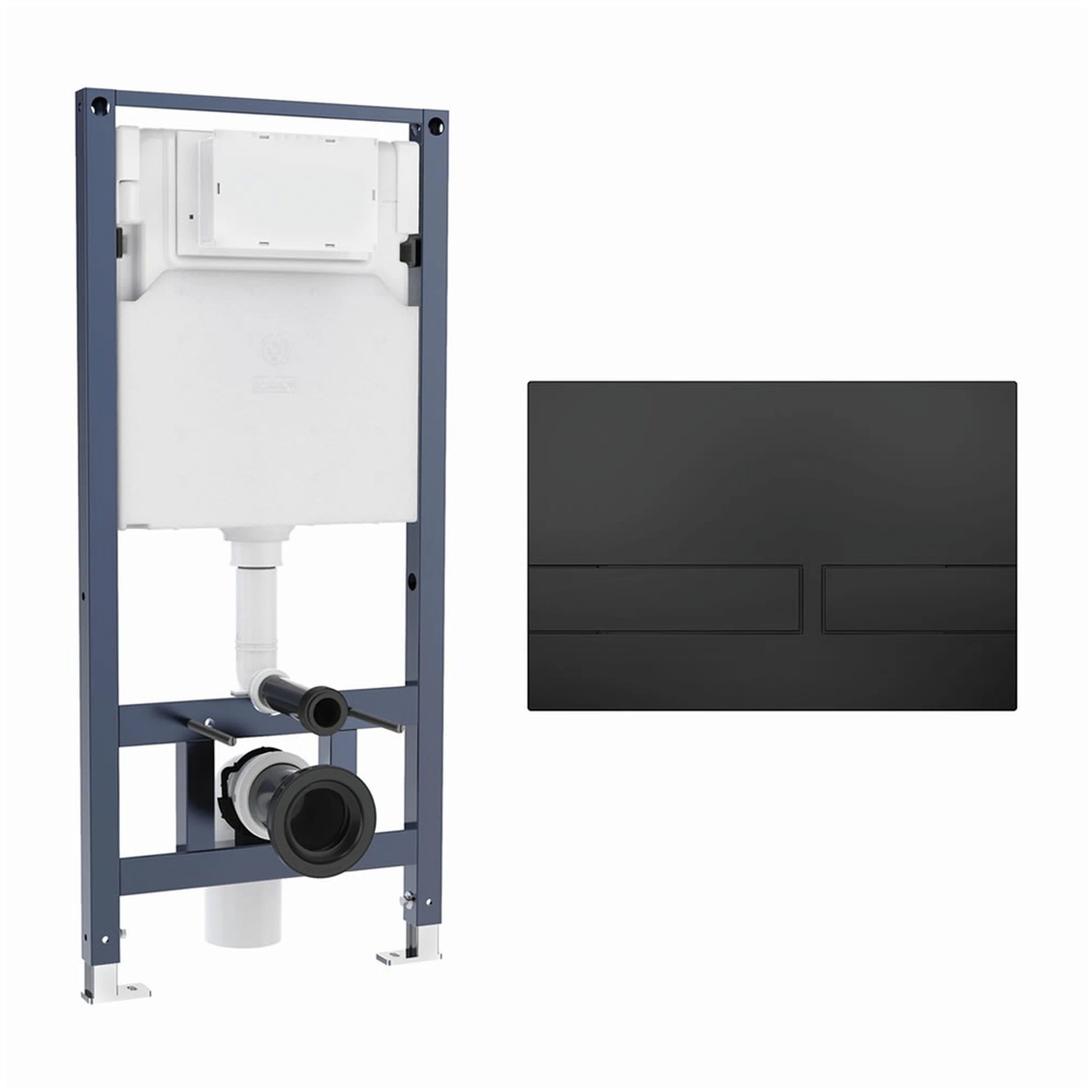 Crosswater Venue Frame Set 3 Matt Black