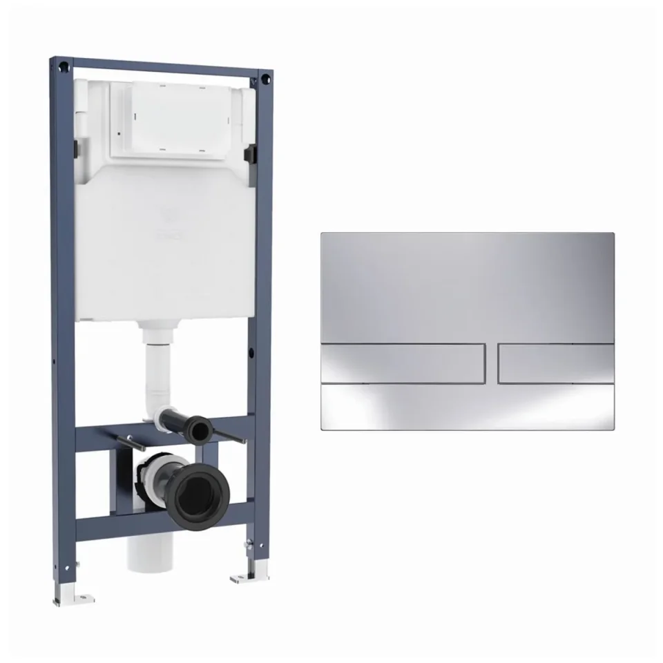 Crosswater Venue Frame Set 3 Chrome product image - Image 1