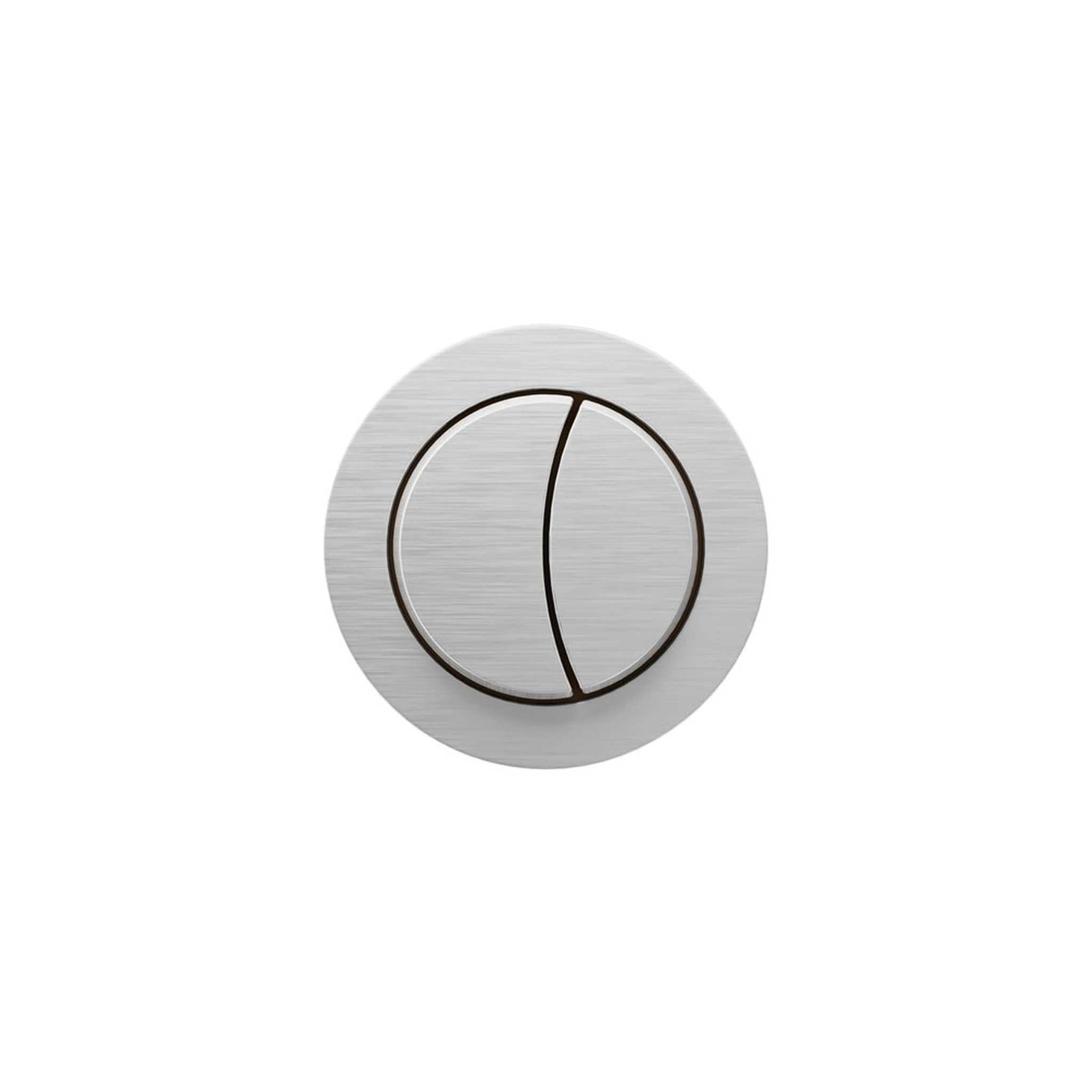 Crosswater Flush Button & Cable Brushed Steel