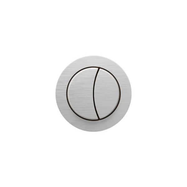 Crosswater Flush Button & Cable Brushed Steel