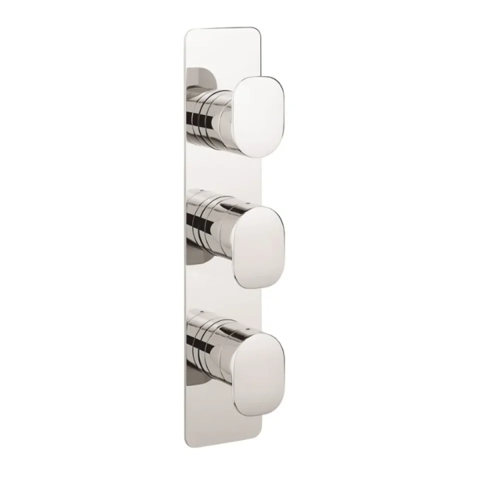 Crosswater Zero 2 3 Handle Trimset (must be paired with WLBP2000RC_V2 or WLBP3000RC_V2) Chrome product image - Image 1
