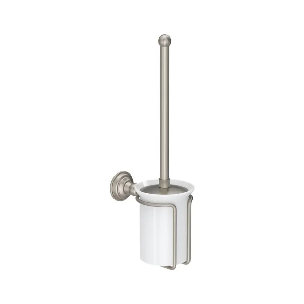 Crosswater Belgravia Toilet Brush Holder Brushed Nickel
