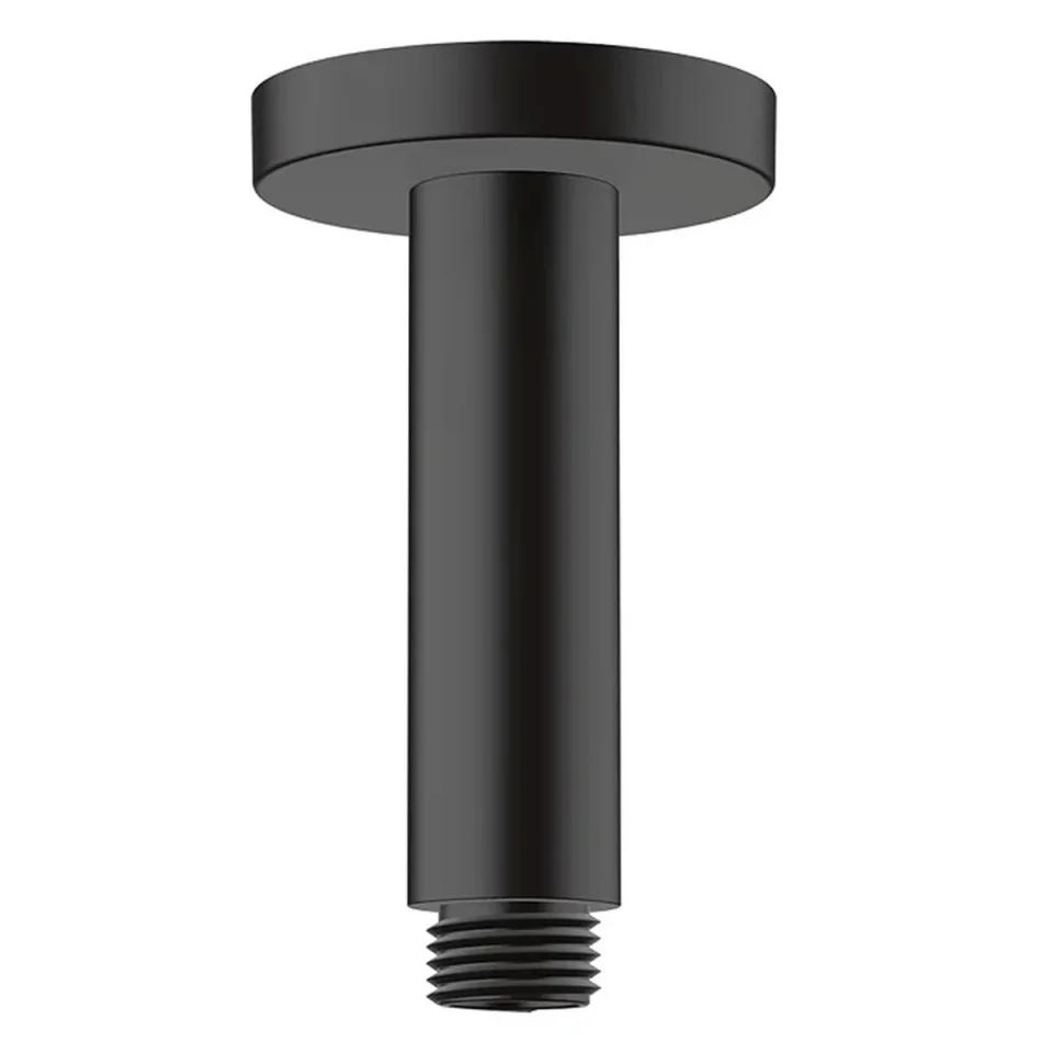 Hansgrohe Vernis Blend Ceiling Connector 10 Cm Matt Black product image - Image 1