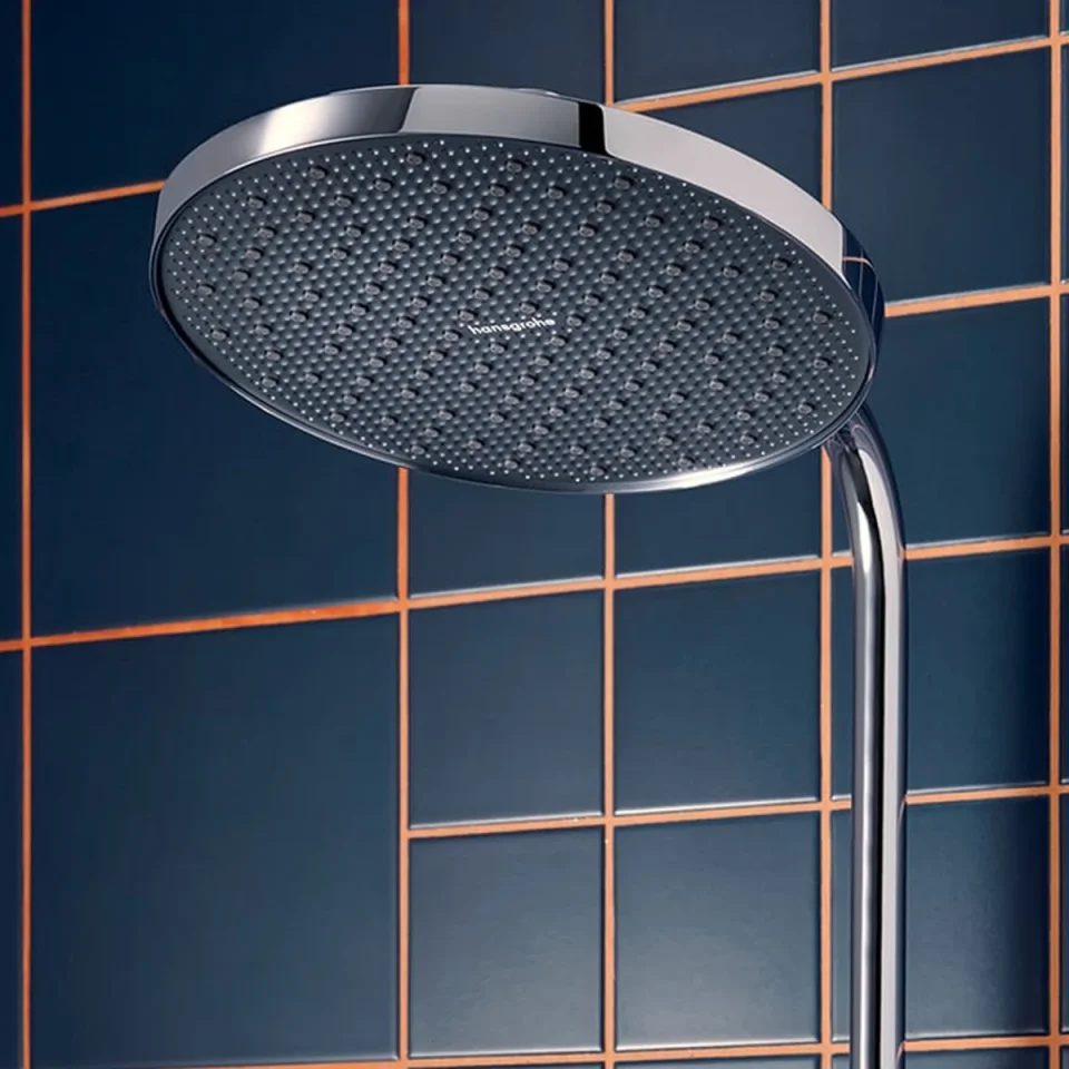 Hansgrohe Activera S Showerpipe 240 1jet Ecosmart Mit Ecostat Fine Varia Chrome detail view - Image 2