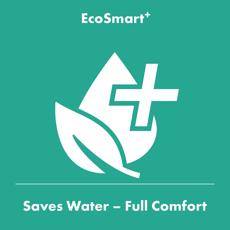 Hansgrohe Tecturis S Single Lever Basin Mixer 110 Ecosmart+ Without Waste Set Chrome detail view - Image 3