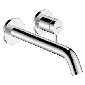Hansgrohe Tecturis S Single Lever Basin Mixer For Concealed Installation Wall-mounted Ecosmart+ With Spout 22,5 Cm Chrome