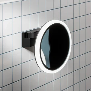 Hib Cirque Magnifying Mirror Black 20cm