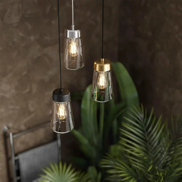 Hib Summit Pendant Light - Chrome 13.5cm X L129cm