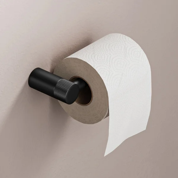 Hib Zepto Toilet Roll Holder - Black