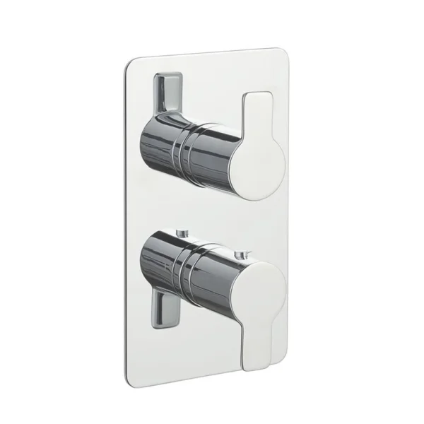 Just Taps Amore Thermostatic Concealed 3 Outlet Shower Valve Chrome