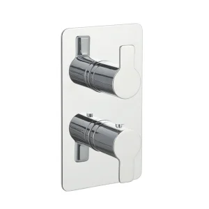 Just Taps Amore Thermostatic Concealed 3 Outlet Shower Valve Chrome