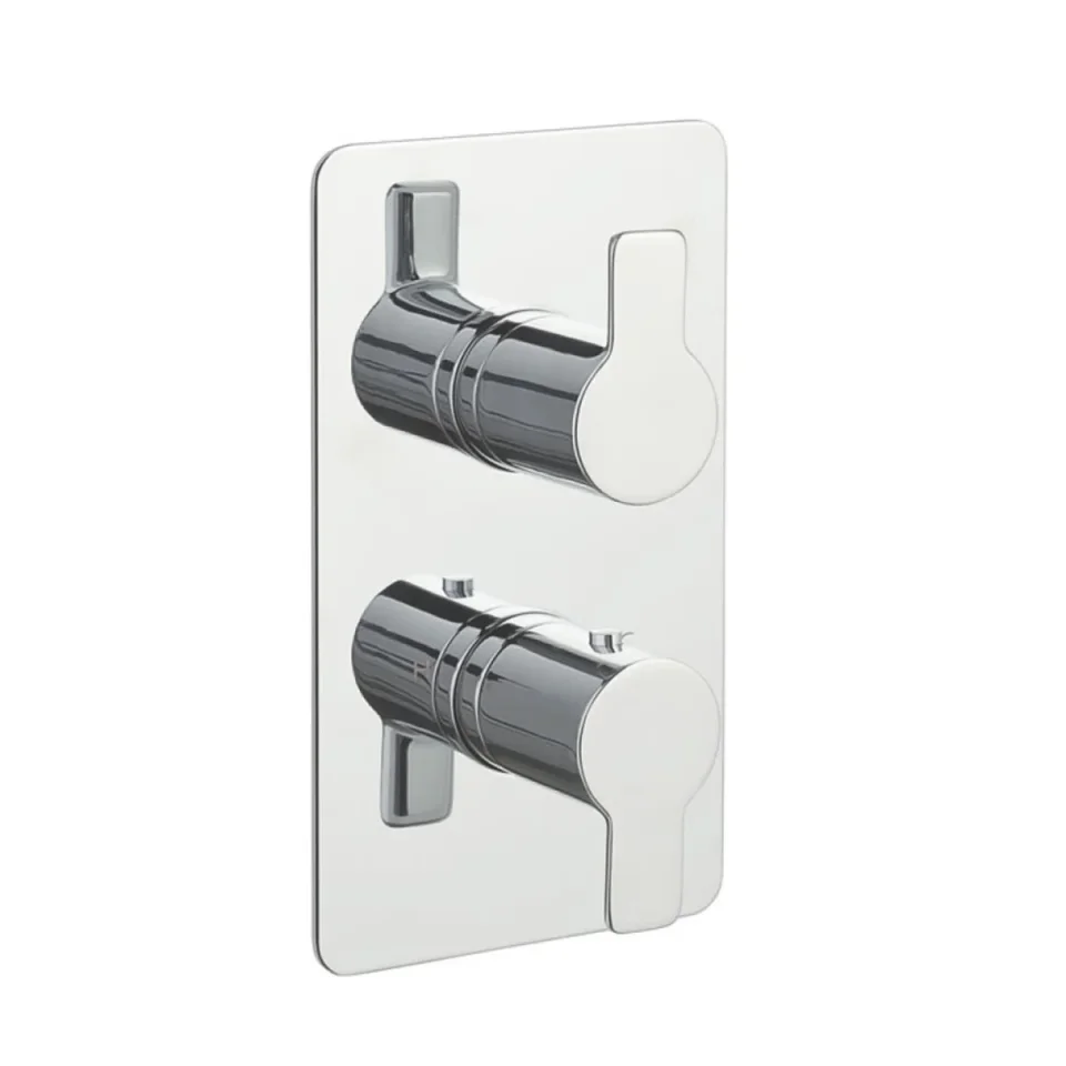 Just Taps Amore Thermostatic Concealed 3 Outlet Shower Valve Chrome product image - Image 1