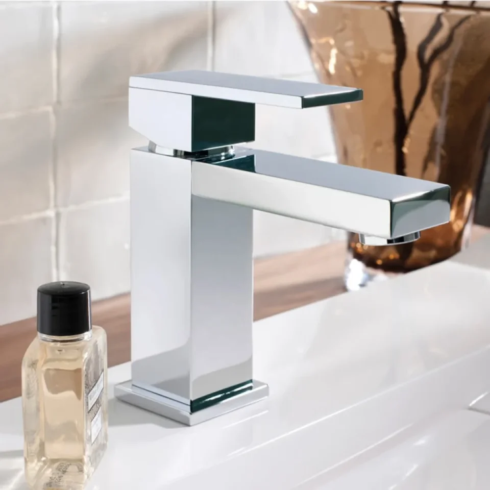 Just Taps Athena Single Lever Basin Mixer W/O Puw Chrome product image - Image 1
