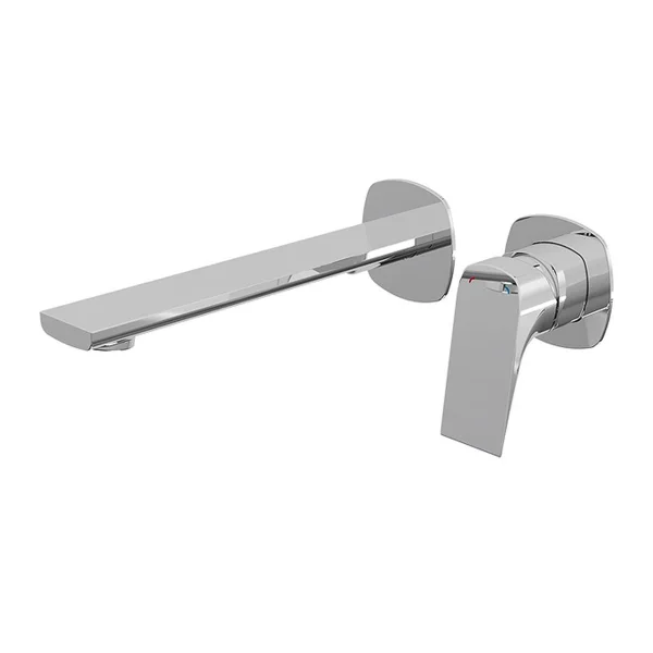 Vado Cameo Lever Wall Mounted Basin Mixer 5 L/min Flow Regulator Chrome