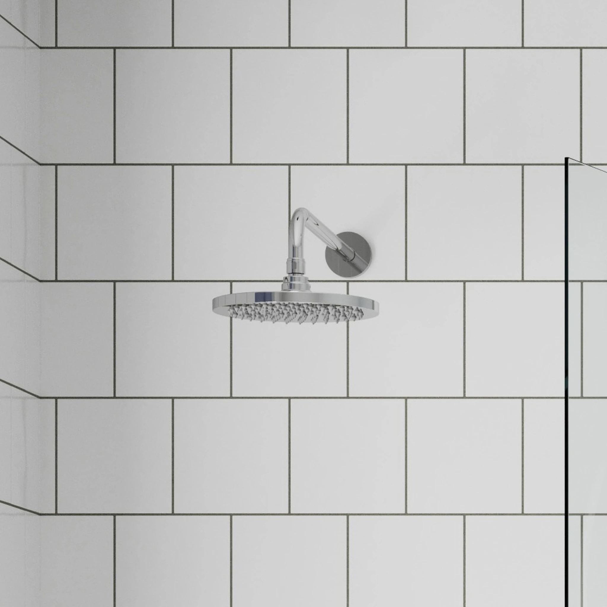 Britton Hoxton 2.0 290mm Rain Shower Head And Arm Chrome