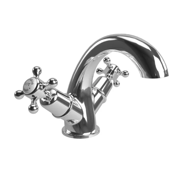 Burlington Claremont T27 Mono Basin Mixer Chrome