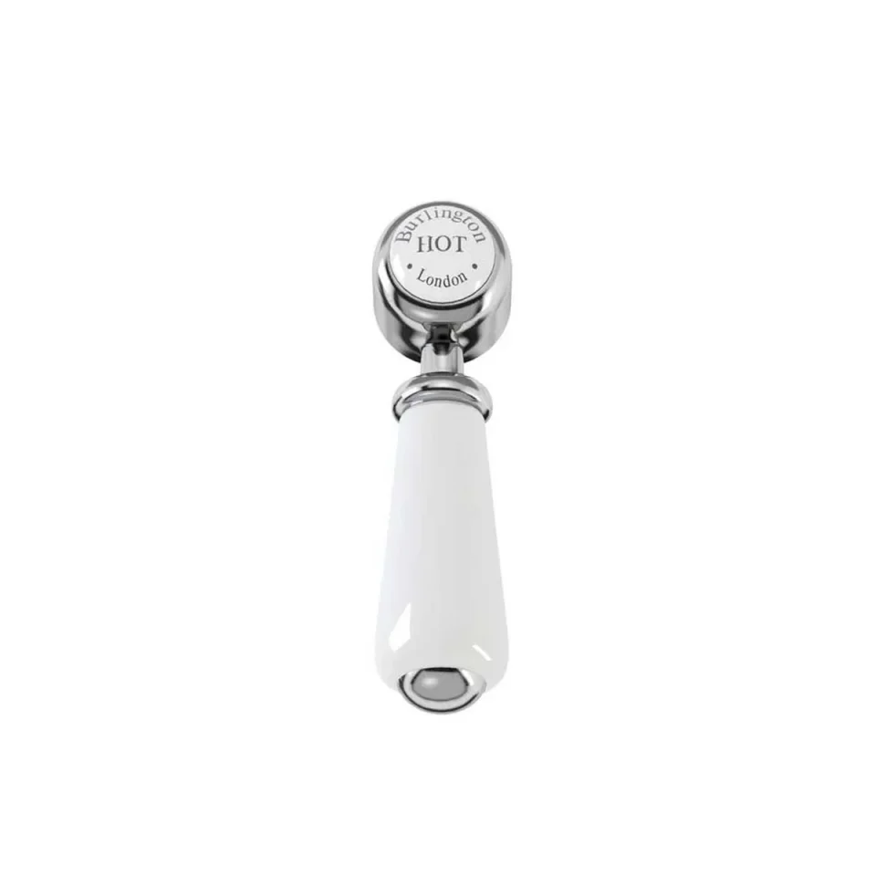 Burlington Qt Kensington 3h Basin Mixer Chrome detail view - Image 3