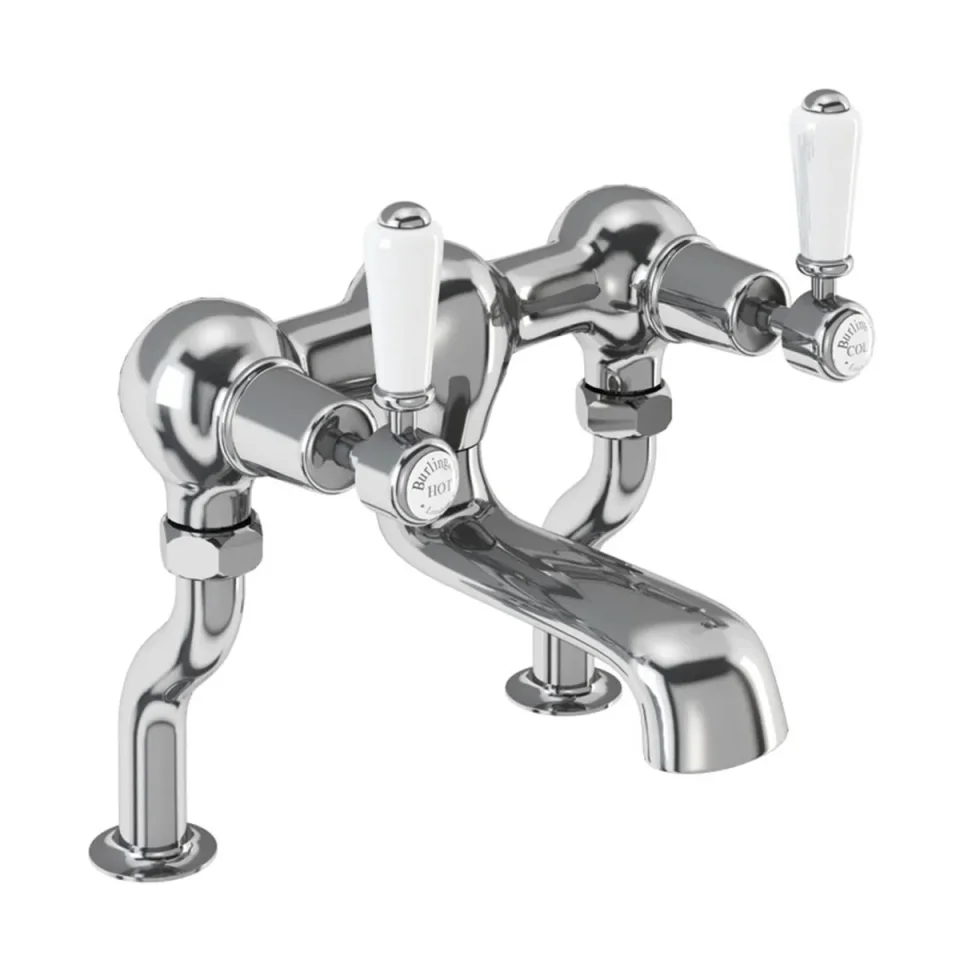 Burlington Qt Kensington Deck Bath Filler Chrome product image - Image 1
