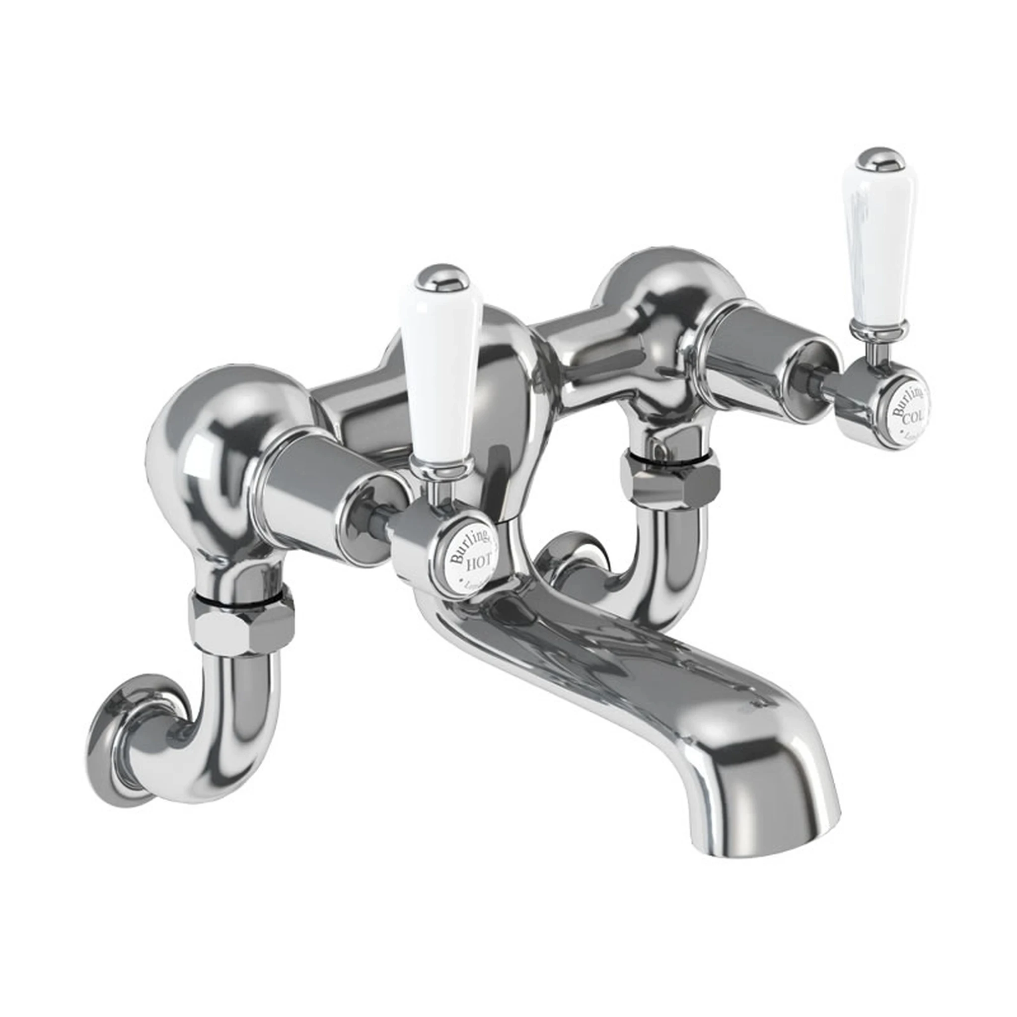 Burlington Qt Kensington Wall Bath Filler Chrome